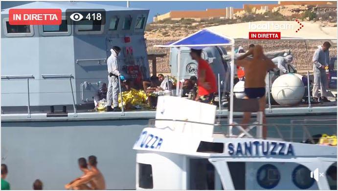 sbarco lampedusa salvini ong