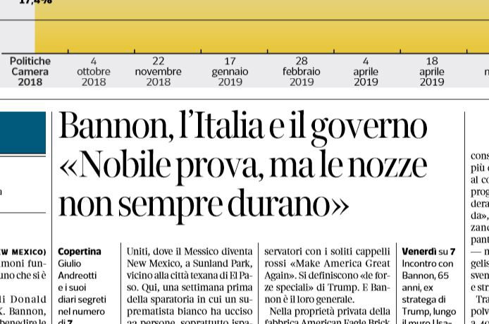 steve bannon governo lega-m5s