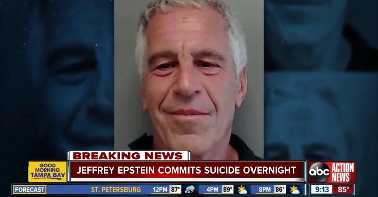 suicidio di Jeffrey Epstein