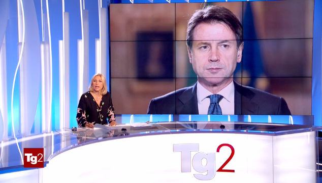 Come il Tg2 ha scaricato Salvini e tesse le lodi di quel genio di Conte preview