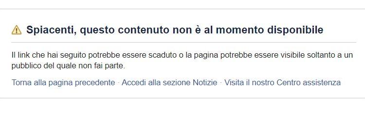 casapound cancellata pagina