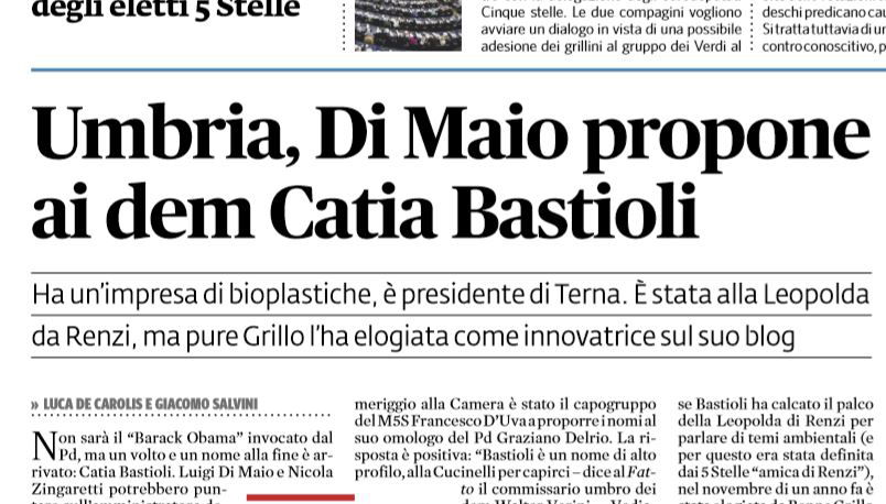 catia bastioli candidata m5s pd umbria