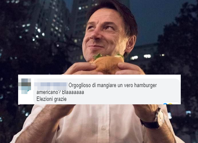 I fan di Salvini si attaccano all’hamburger americano di quel traditore di Conte article-post