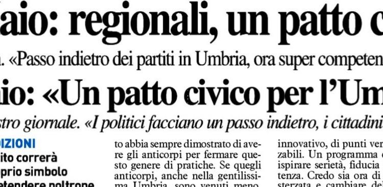 di maio patto civico umbria alleanza pd
