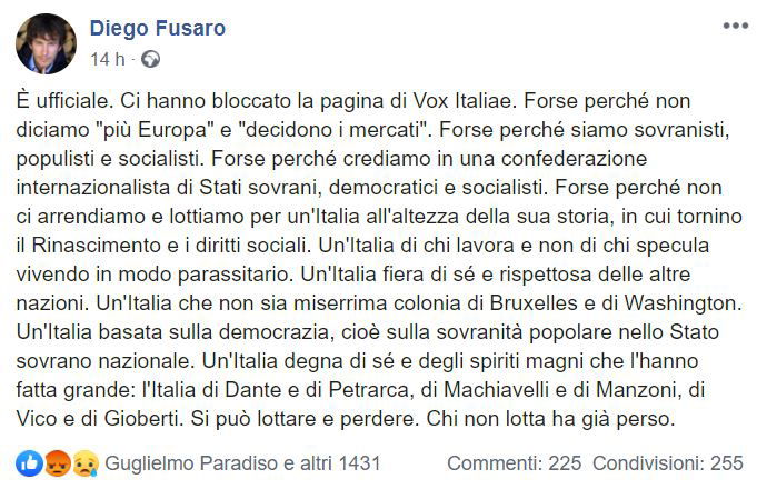 diego fusaro vox italia