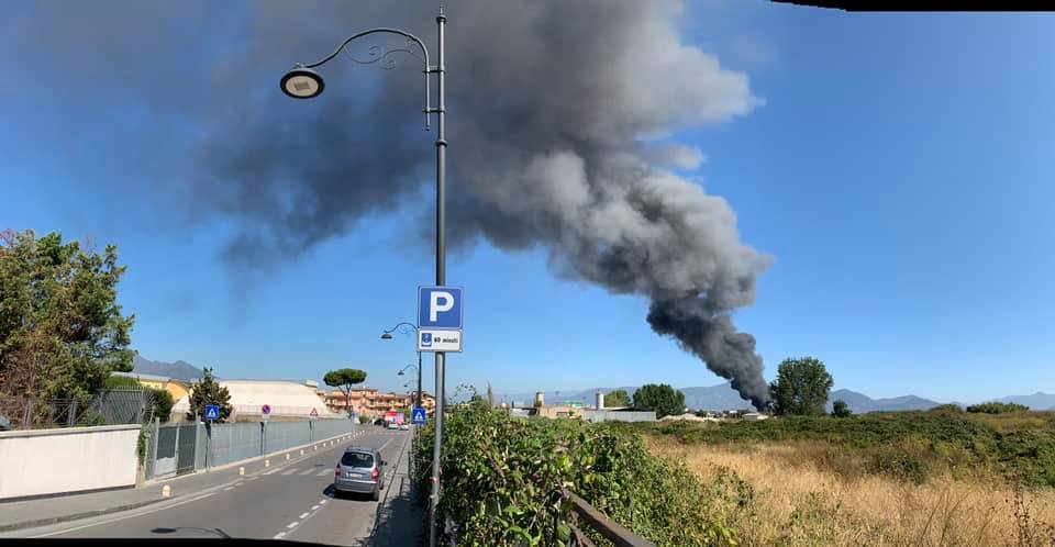 L'incendio A Sant'Antonio Abate