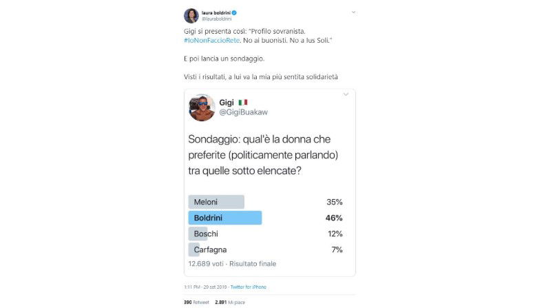 Come Laura Boldrini ha vinto il sondaggio del sovranista article-post