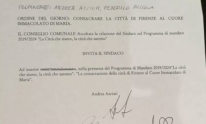 lega consacrare firenze sacro cuore maria