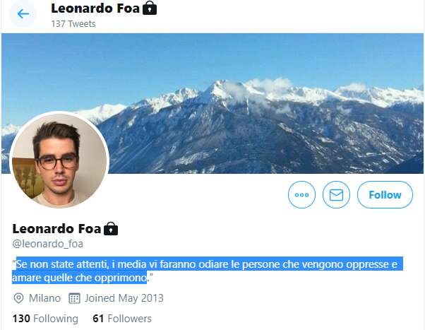 leonardo foa ceccardi staff salvini lavoro - 1