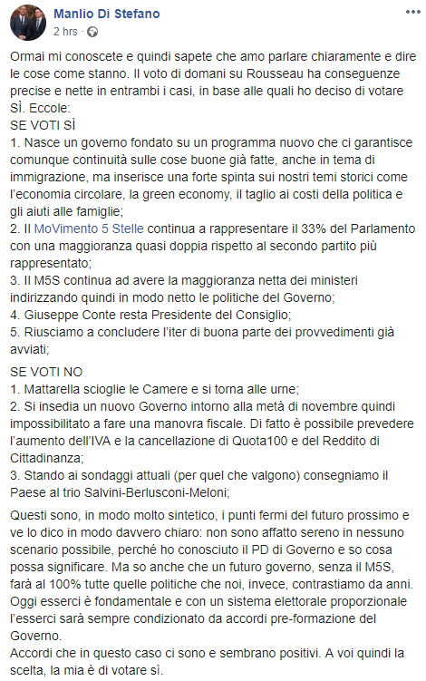 manlio di stefano rousseau conte bis - 1