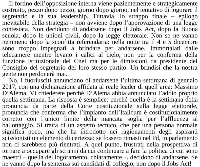 Cosa diceva Renzi quando se ne andarono Bersani & Co. article-post