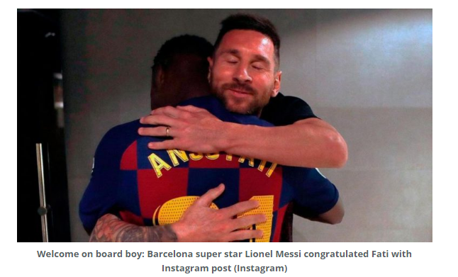 messi e ansu fati