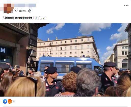 montecitorio manifestazione lega salvini fdi - 7