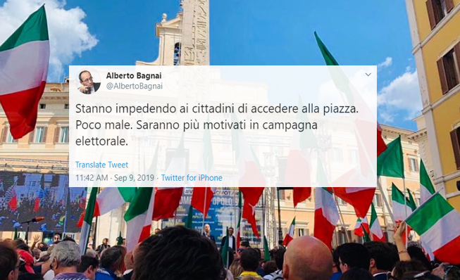Non si interrompe un’emozione: il complotto dei sovranisti che non riescono ad entrare a Montecitorio article-post