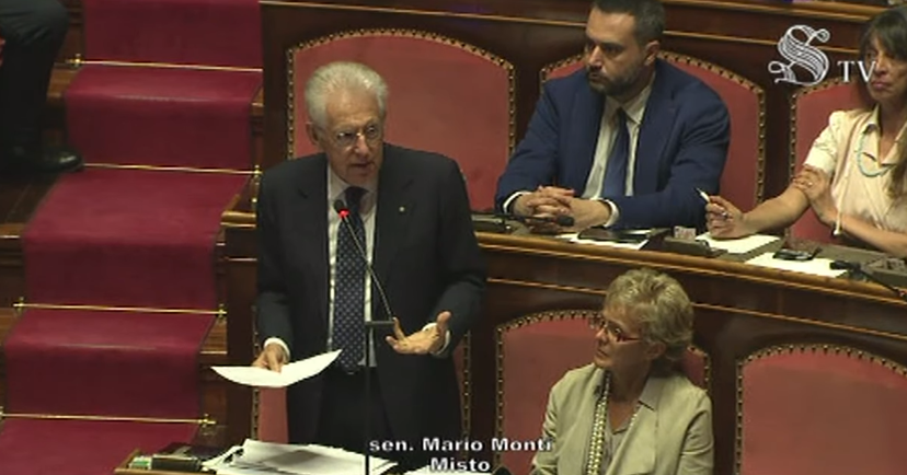 La trollata di Mario Monti a Giorgia Meloni e a Giancarlo Giorgetti preview