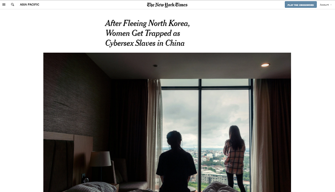 new york times _ donne nordcoreane costrette alla prostituzione