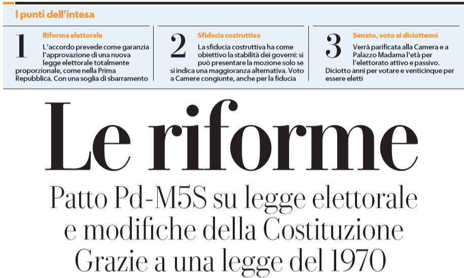 Semestre bianco: come un patto tra M5S e PD potrebbe portare il governo fino ad agosto 2021 article-post