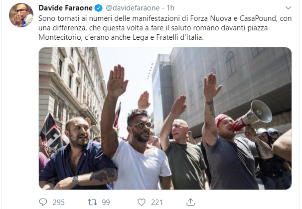 Il saluto romano falso a Montecitorio e tutti quelli veri article-post