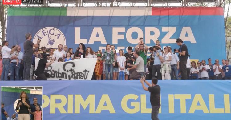 salvini greta bambina bibbiano 5