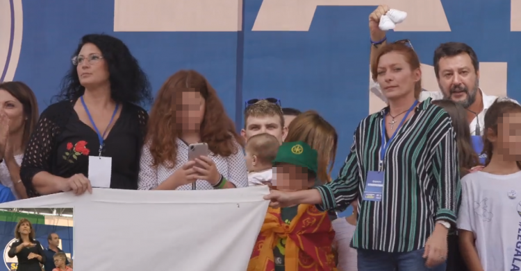 salvini lucarelli greta bibbiano pontida -sara de ceglia