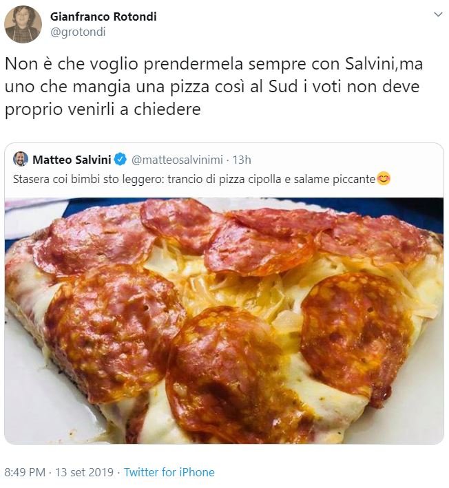 salvini pizza