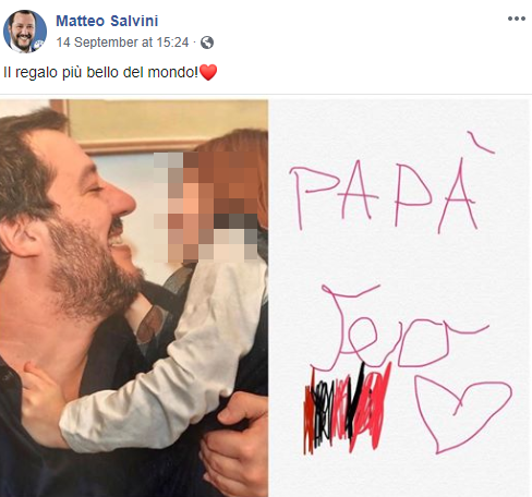 salvini pontida bibbiano bambini -2