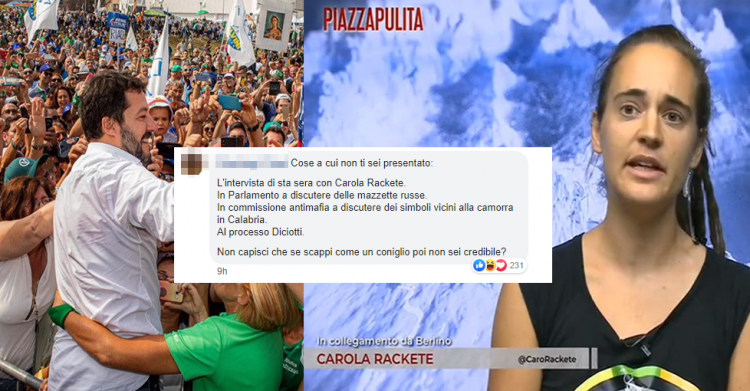 salvini rackete piazza pulita - 9