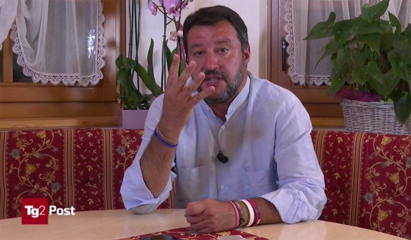 La figuraccia di Salvini a Tg2 Post preview
