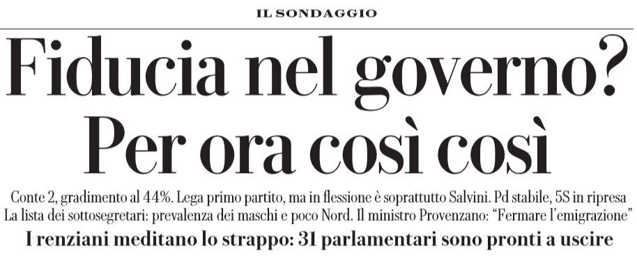 Sondaggi, la Lega continua a perdere voti article-post