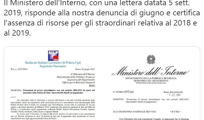 straordinari polizia salvini
