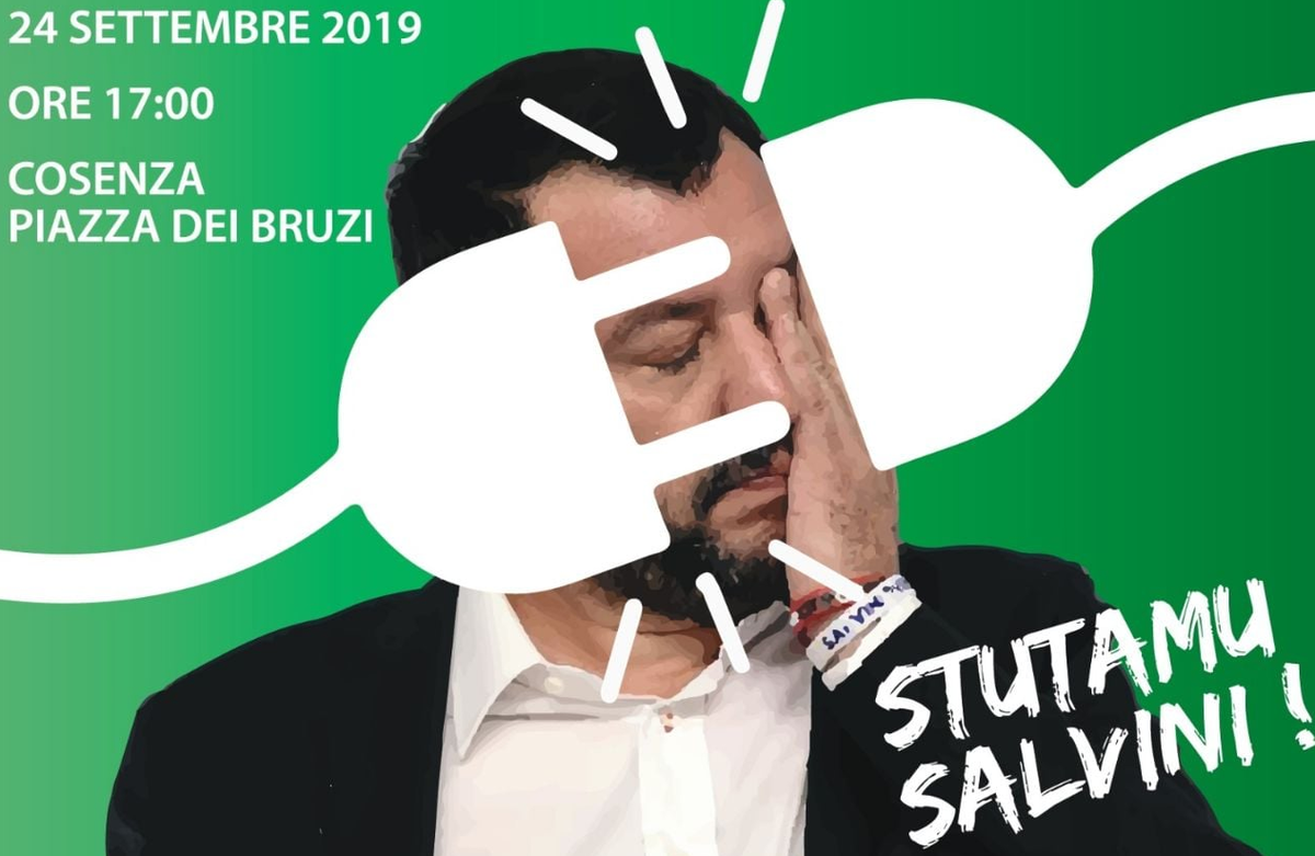 Stutamu Salvini, la “calorosa” accoglienza che i cosentini hanno preparato per Salvini article-post