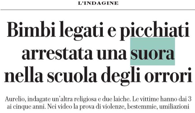 suora bestemmia