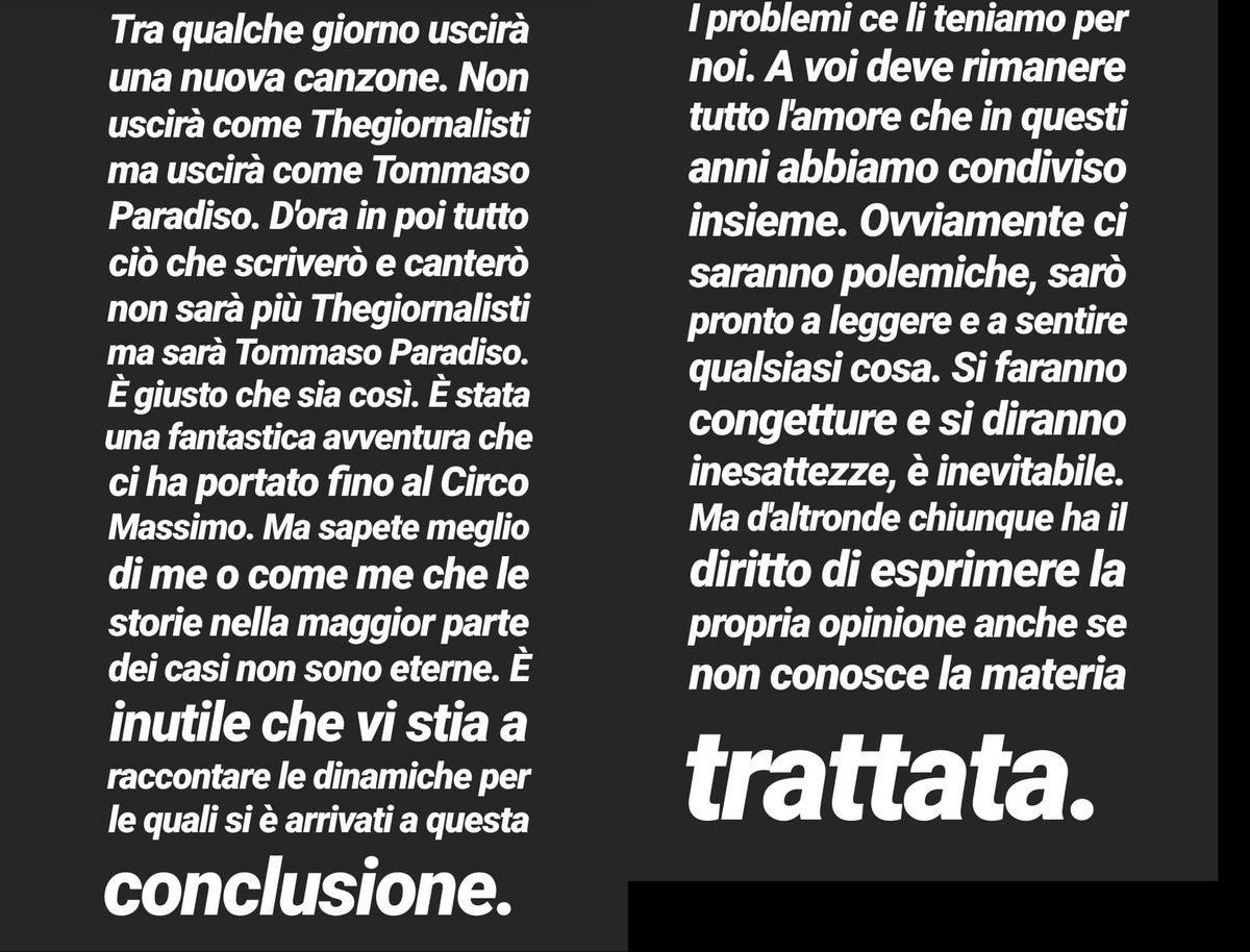 Tommaso Paradiso e la vera storia della fine dei Thegiornalisti article-post