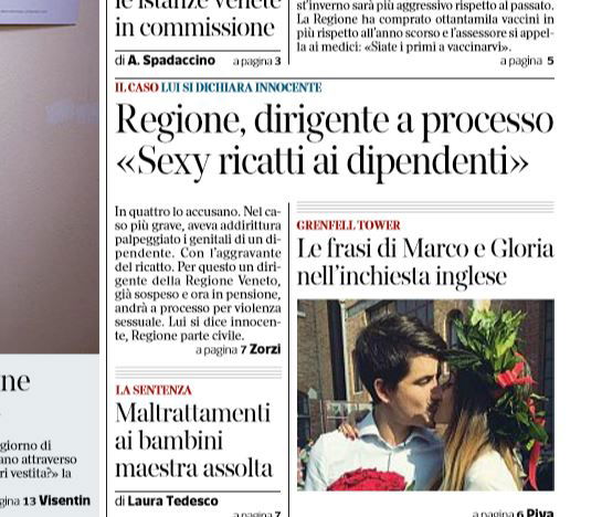 Antonio Bonaldo: il dirigente della Regione Veneto a processo per molestie sessuali article-post