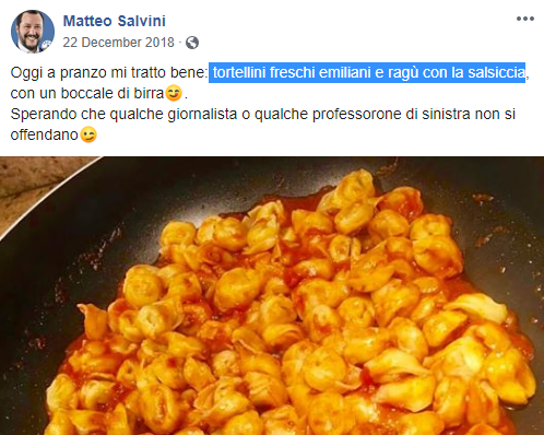 Perché Lucia Borgonzoni e la Lega sono gli ultimi a poter difendere la tradizione del tortellino article-post