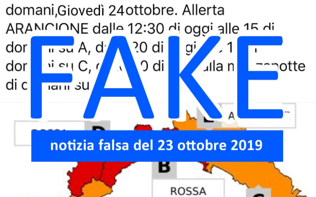 fake news allerta rossa liguria - 1