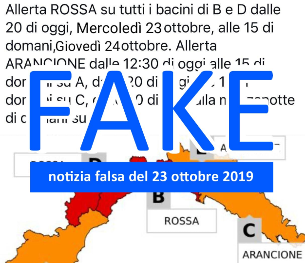 fake news allerta rossa liguria - 1