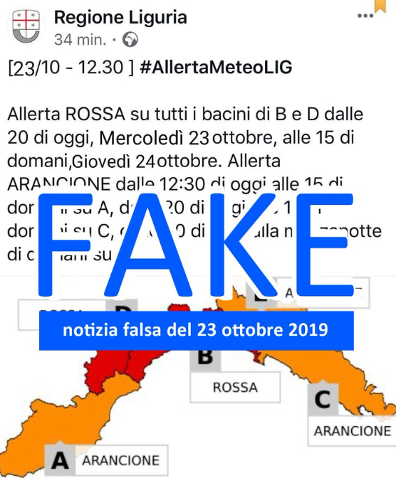 fake news allerta rossa liguria - 4