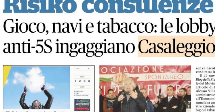 fatto lobby m5s casaleggio