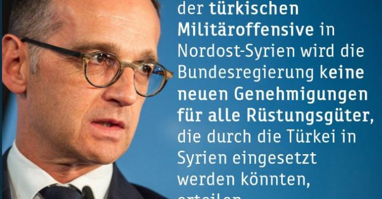 germania armi turchia heiko maas