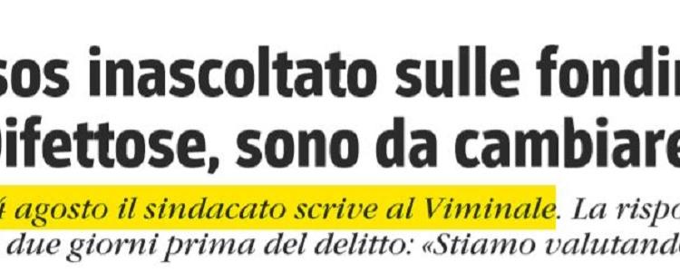 il giornale fondine salvini lamorgese