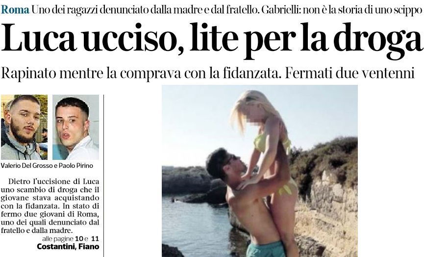 Perché è stato ucciso Luca Sacchi: Valerio del Grosso, Paolo Pirino e cosa c’era nello zainetto di Anastasia article-post