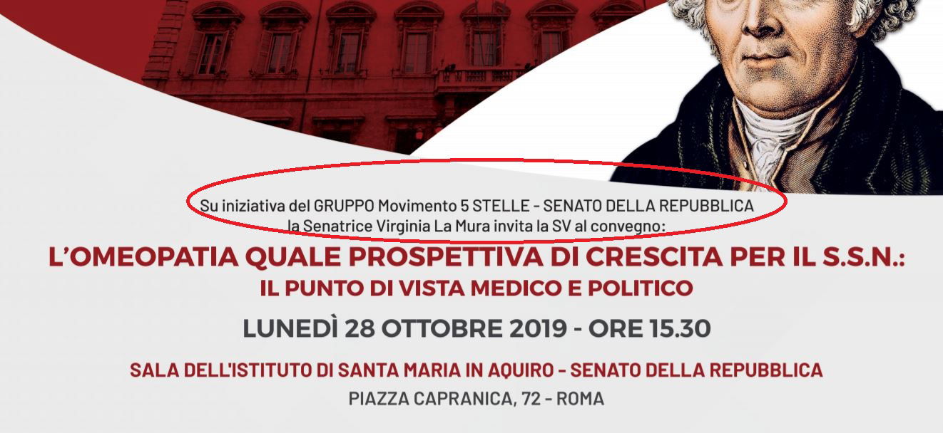 m5s senato omeopatia