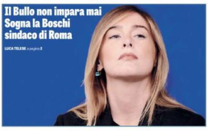 La Verità e Maria Elena Boschi sindaca di Roma article-post