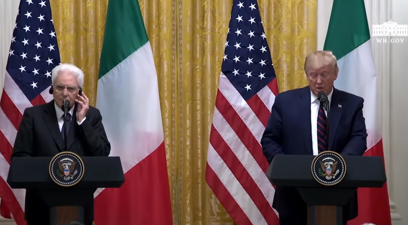 L’espressione di Mattarella quanto Trump dice che USA e Italia condividono una storia comune millenaria preview