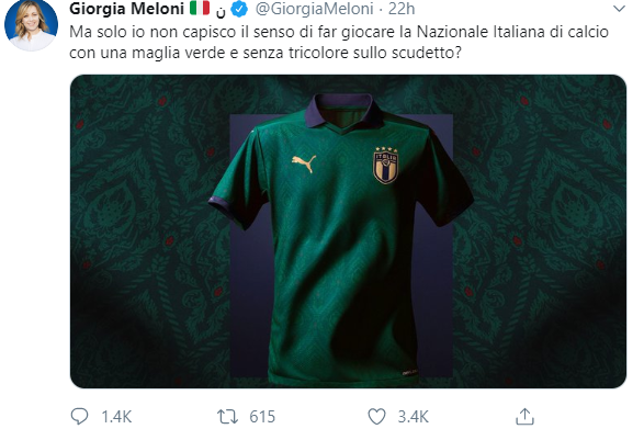 meloni maglia verde nazionale - 2