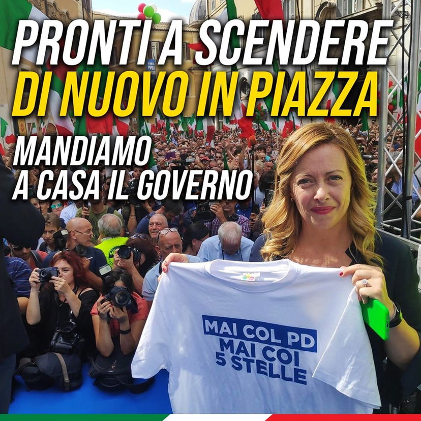 Meloni contro Salvini per la piazza a San Giovanni preview