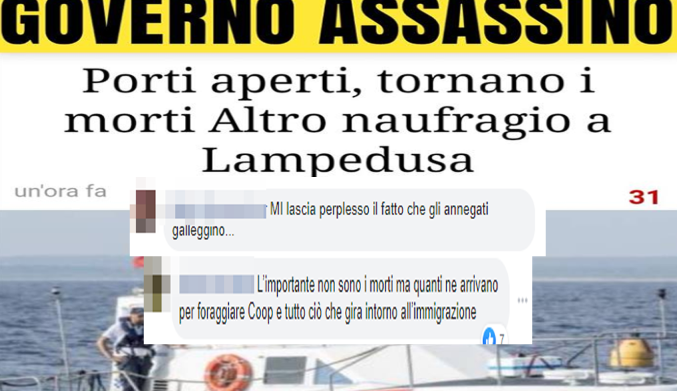 migranti morti lampedusa lega salvini - 18