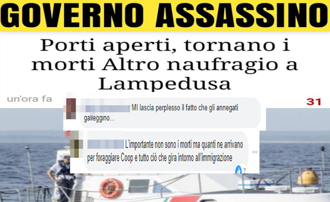Quei bravi sovranisti di buon cuore che se ne fregano dei morti nel naufragio di Lampedusa article-post