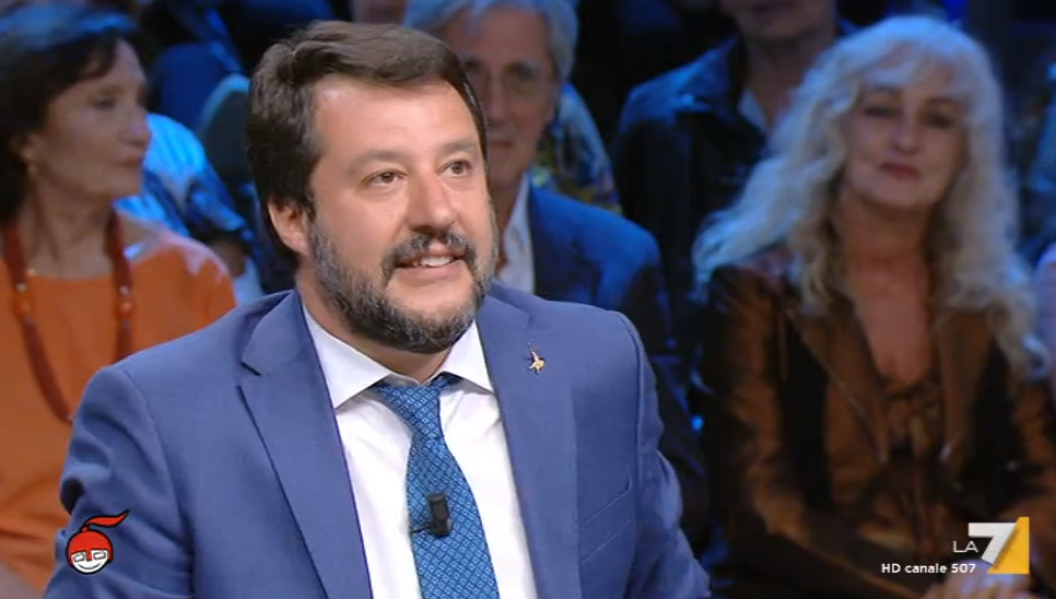 Il patetico show a Di Martedì di Salvini che non risponde sul Russiagate e inventa l’aumento dell’IVA article-post